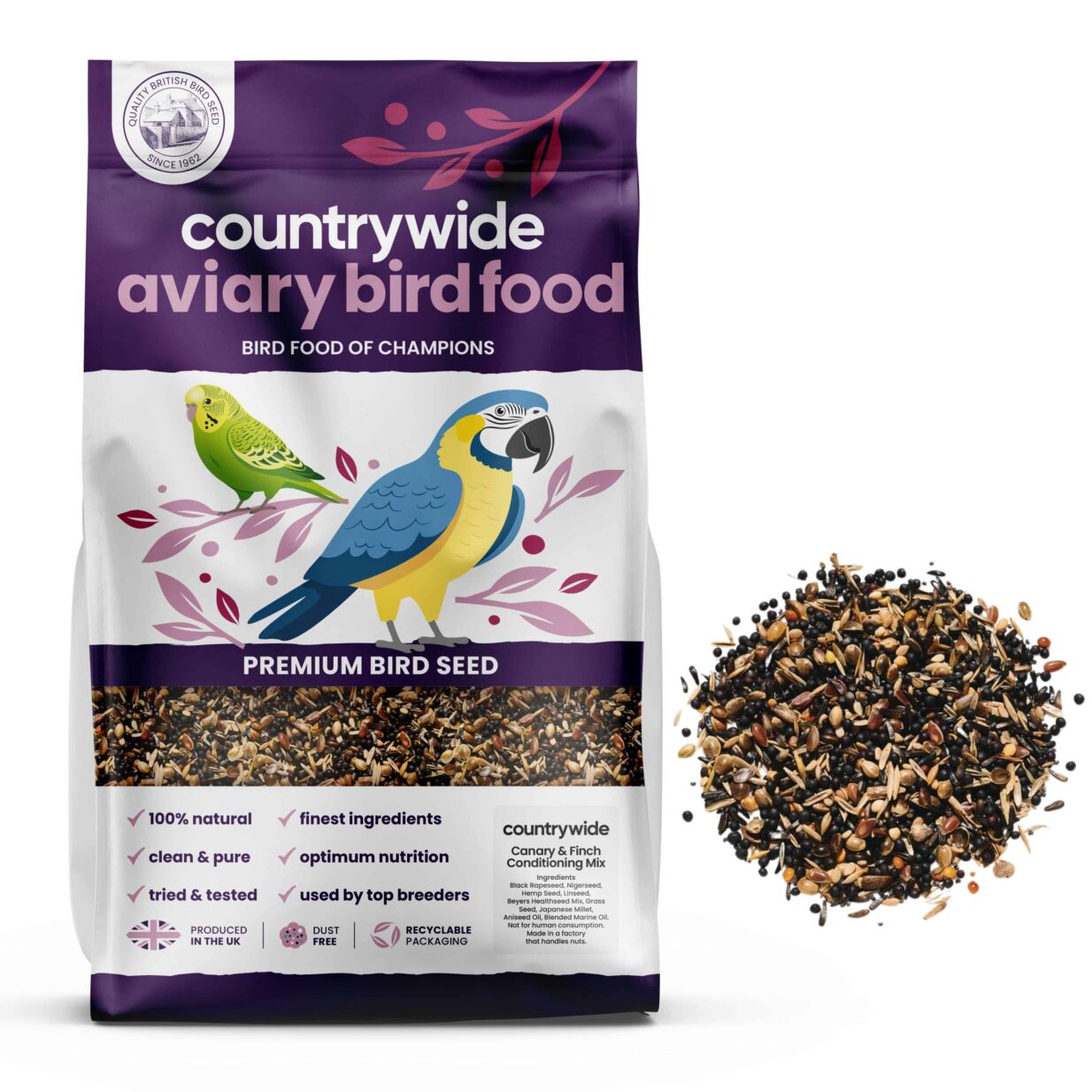 Countrywide Canary & Finch Conditioning Seed Mix 15kg