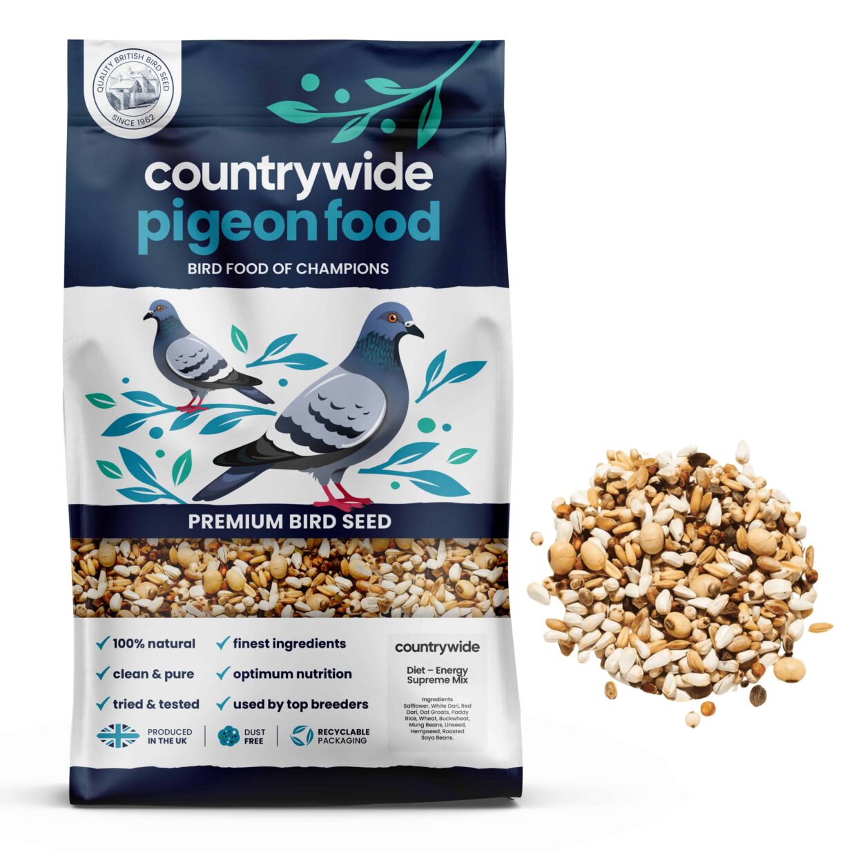 Countrywide Diet Energy Supreme Pigeon Corn Mix 20kg