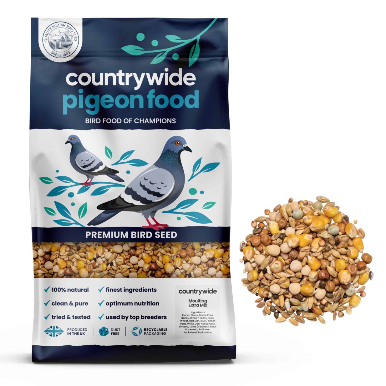 Countrywide Moulting Extra Pigeon Mix 20kg