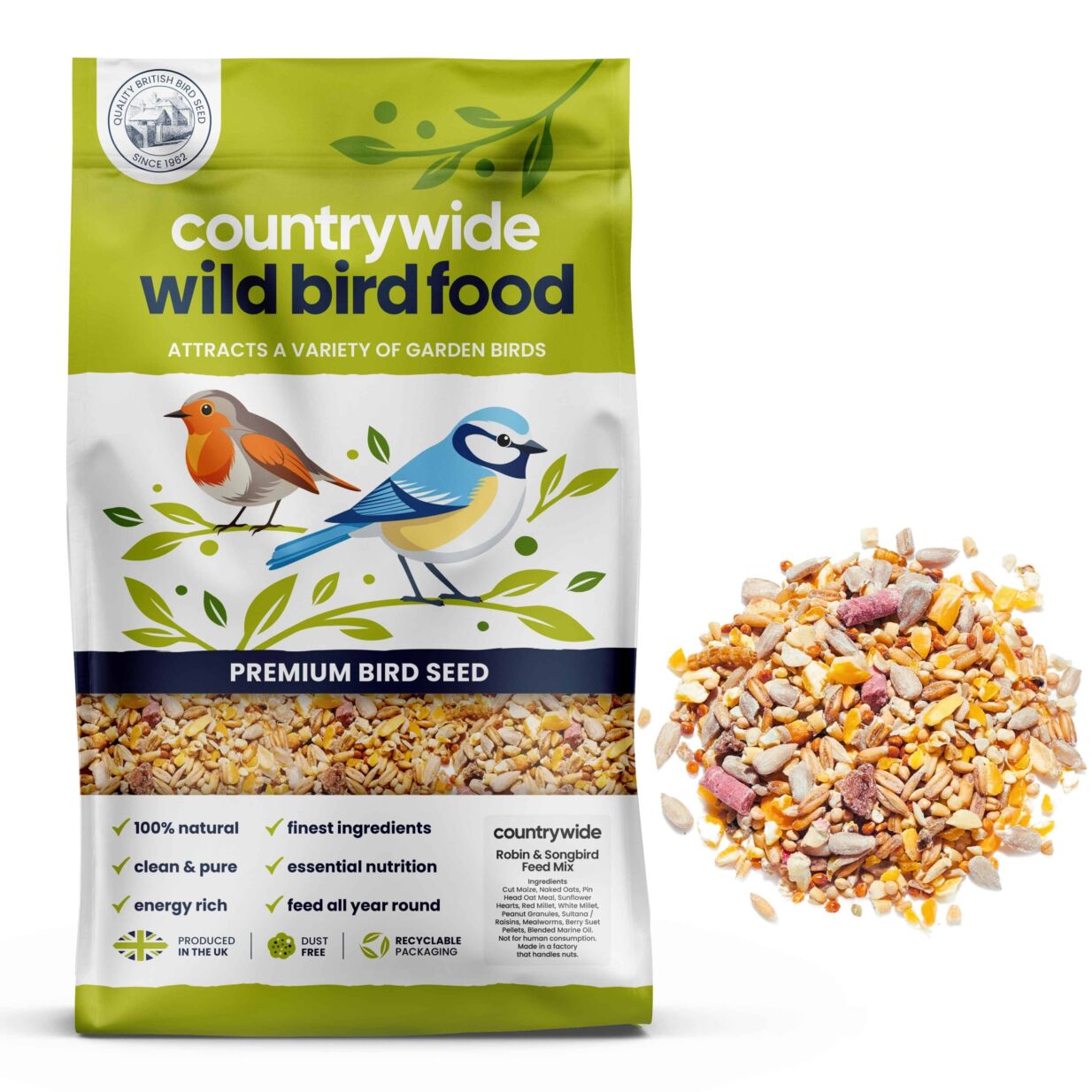 Countrywide Robin & Songbird Wild Bird Mix