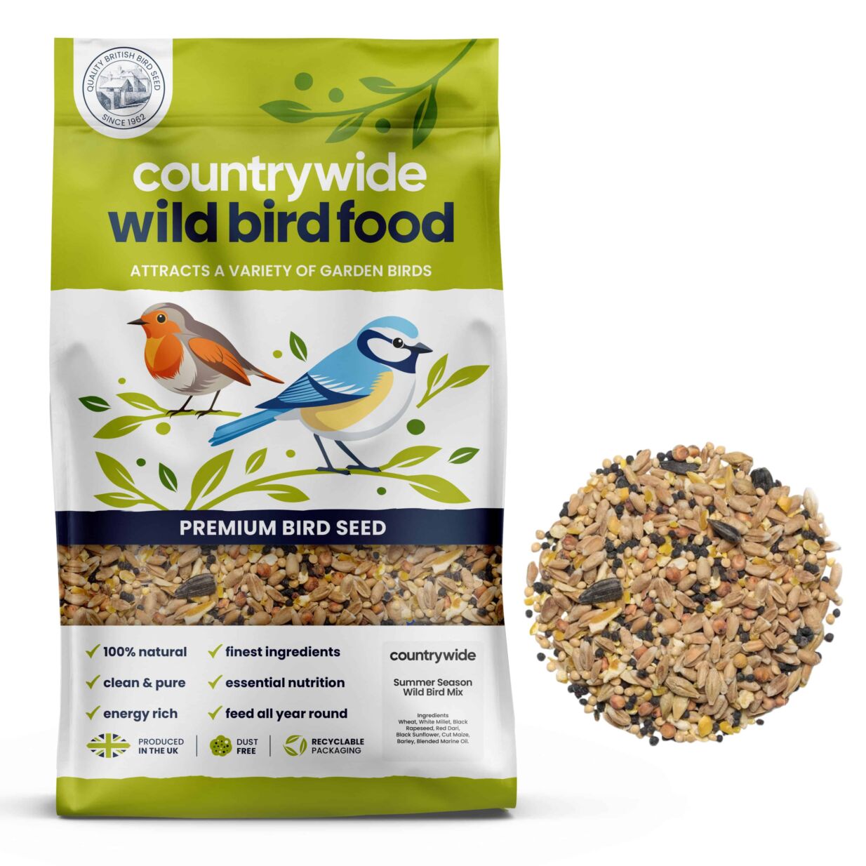 Countrywide Summer Wild Bird Seed Mix 20kg